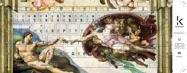 custom keyboard stickers real project #2