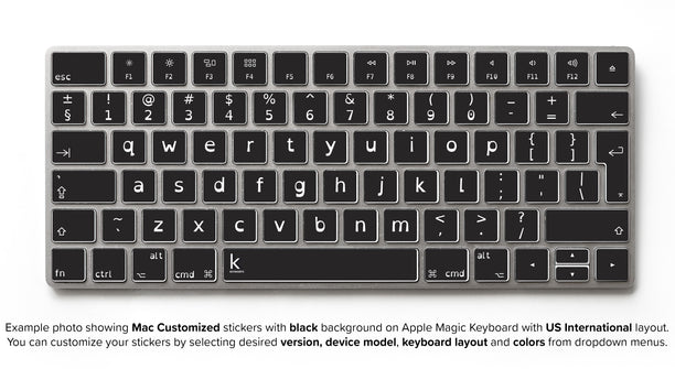 Dyslexia Apple Keyboard Stickers