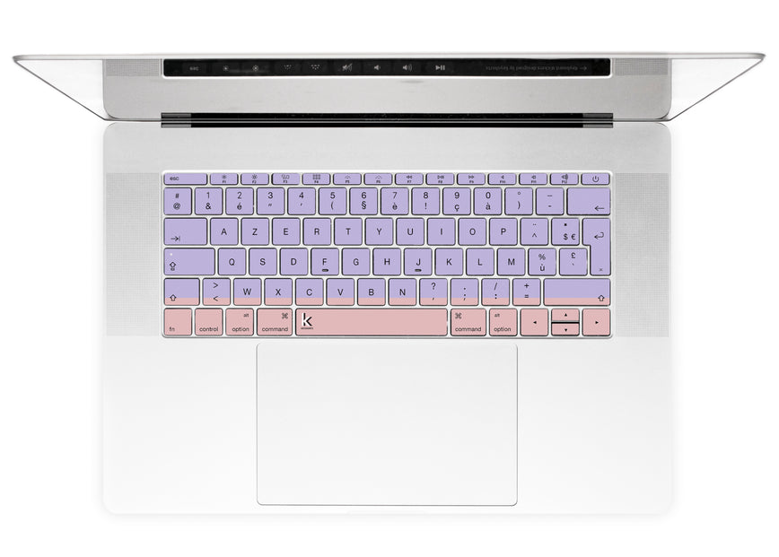 Pastelove Duo MacBook Keyboard Stickers alternate FR
