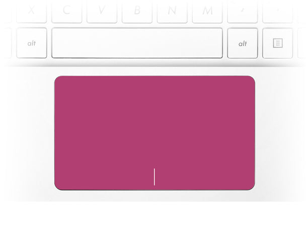 Raspberry color trackpad sticker for laptop