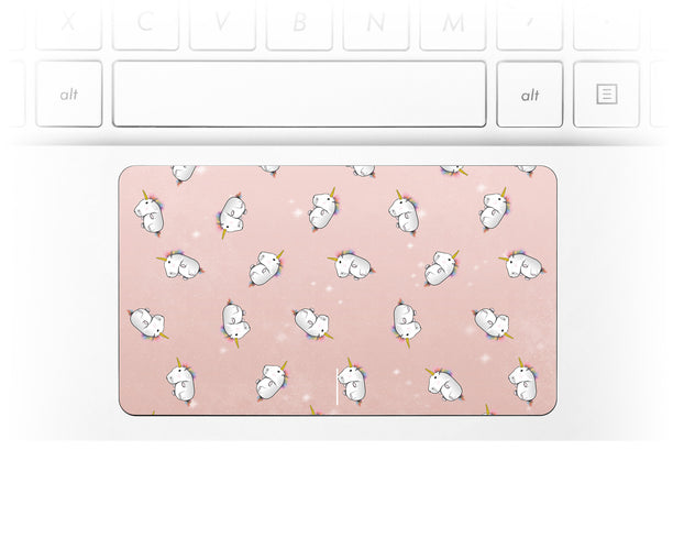 Rose Gold Unicorns Laptop Trackpad Sticker